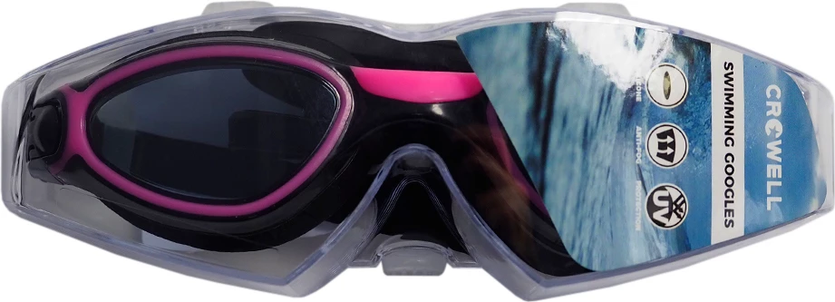 Plavalna očala Crowell unisex, črno-rožnata Plavalna očala Crowell unisex, črno-rožnata