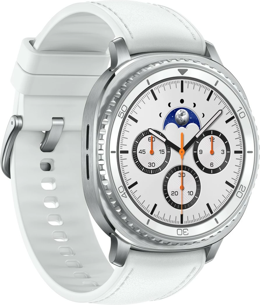 Smartwatch Samsung Galaxy Watch8 Classic 46mm LTE SM-L505, 64GB, bel Smartwatch Samsung Galaxy Watch8 Classic 46mm LTE SM-L505, 64GB, bel