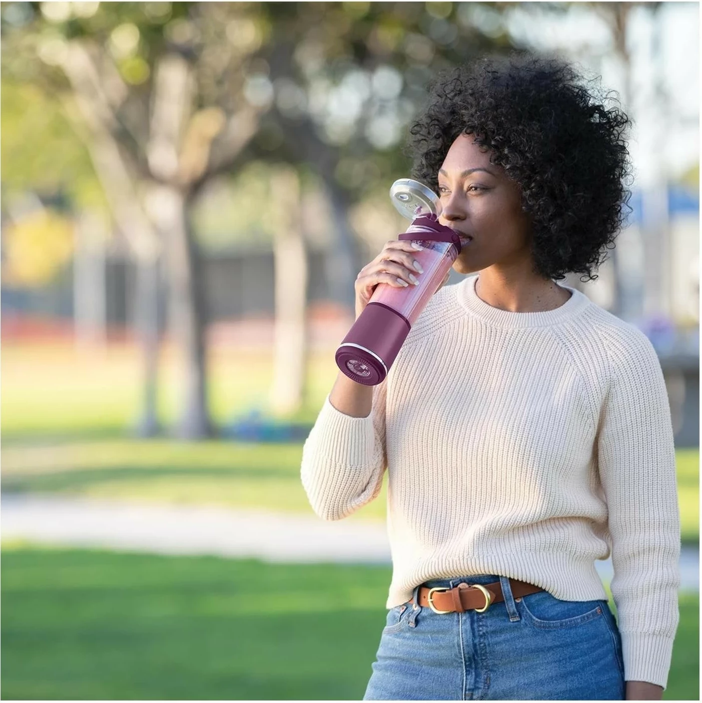 Prenosni mešalnik Ninja BC151, 0,53 L, USB-C, vijoličen