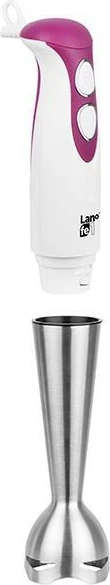 Ročni mešalnik, Lafe BRK-002A, 400 W, 2 hitrosti s Turbo funkcijo, rezilo iz nerjavečega jekla, vrč 700 ml, roza/bela