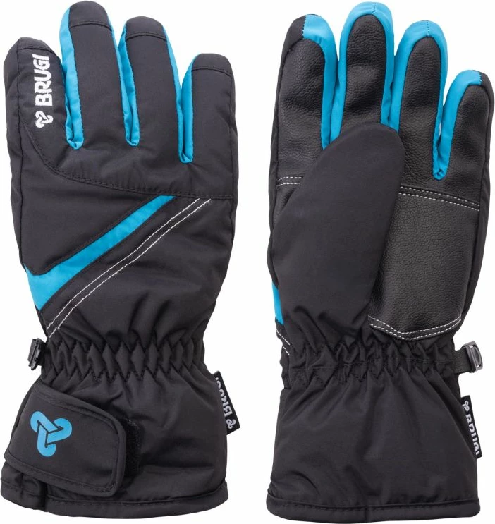 Otroške rokavice Brugi, črno-modre