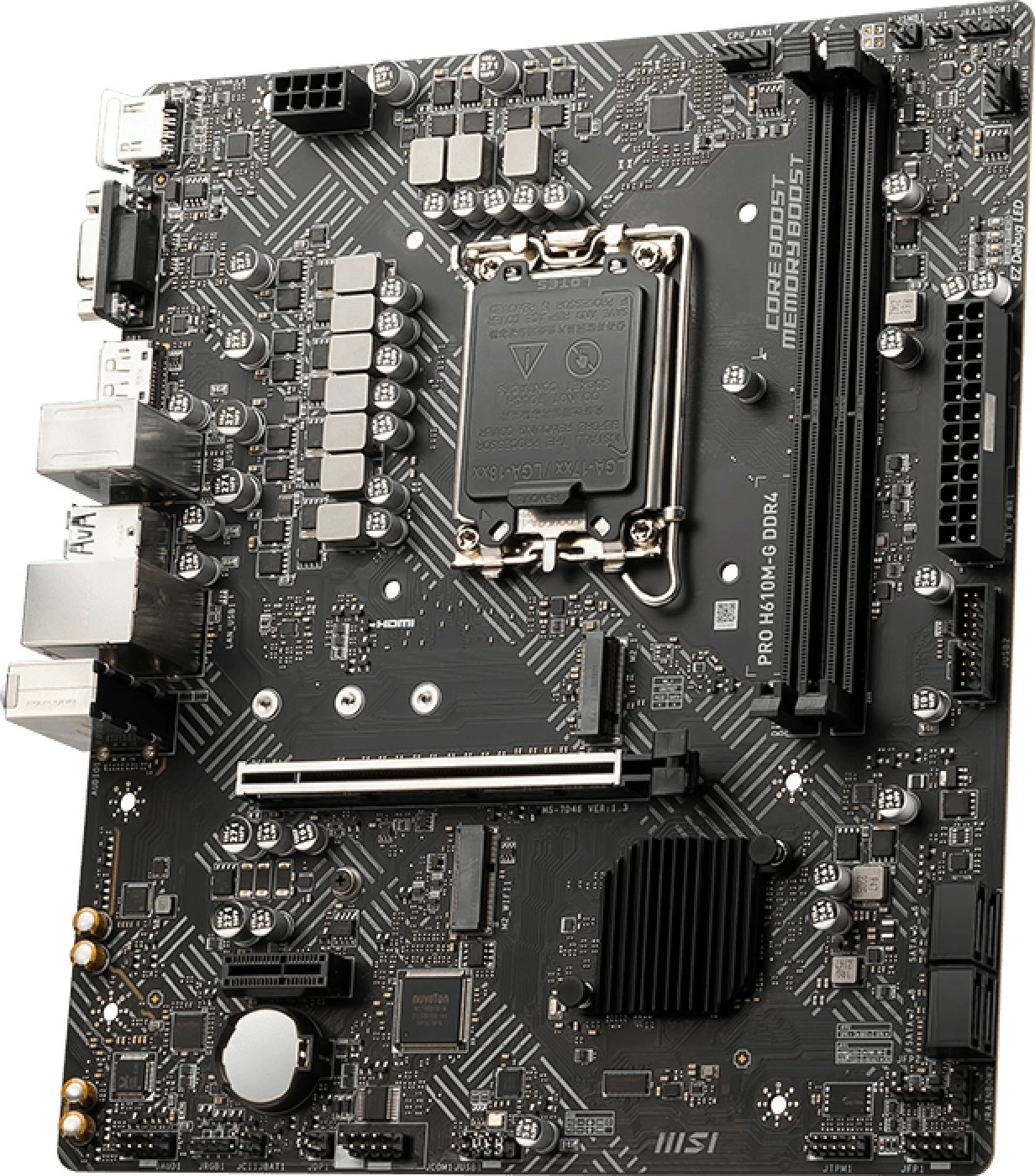 Matična plošča MSI PRO H610M-G DDR4, Intel, LGA 1700, 64 GB