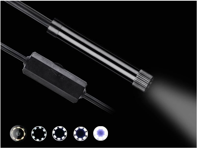 Endoskopska kamera Tracer HardWire 5M 8MM LED WiFi, črna