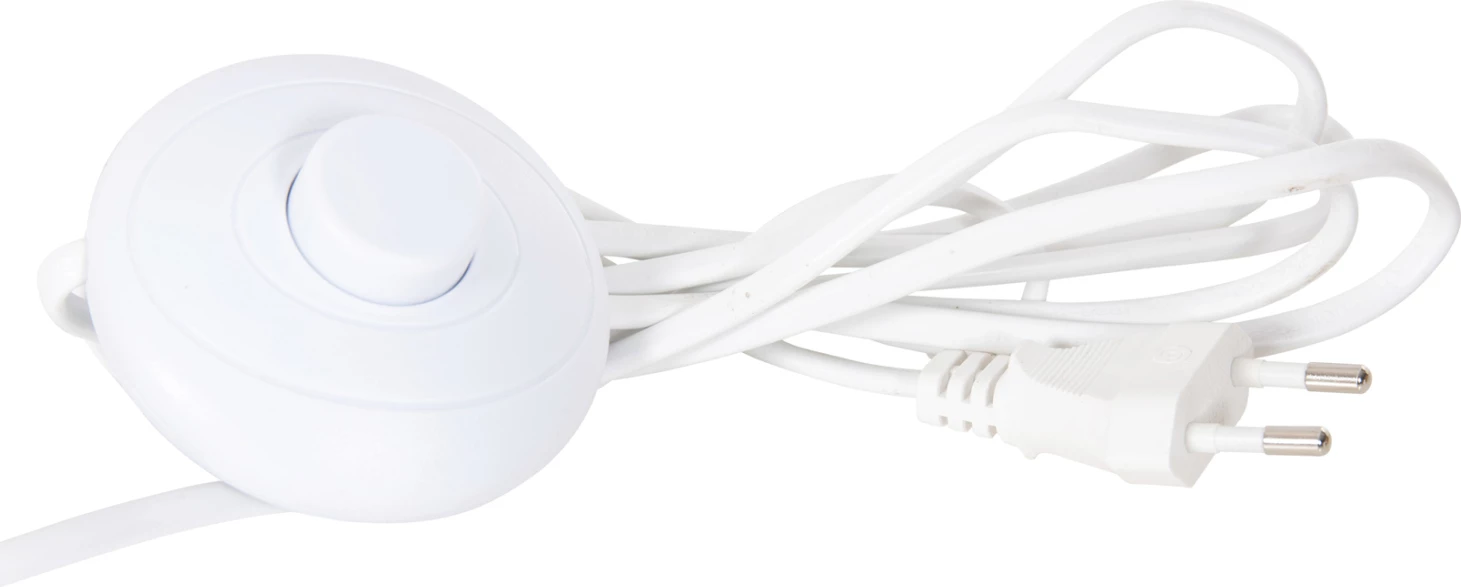 Talna svetilka SMUSH FH4256.03 kovinska v beli barvi - vrtljiva kapa Φ50x100Hcm