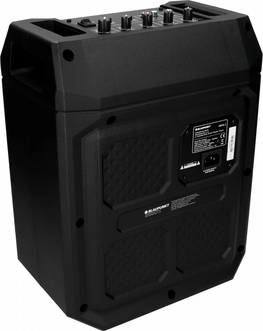 Zvočnik Blaupunkt MB06.2, 500 W, Bluetooth, Karaoke, LED, črn