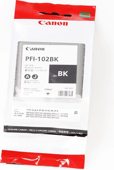 Črnilna kartuša Canon PFI-102BK (0895B001) 130 ml, črna