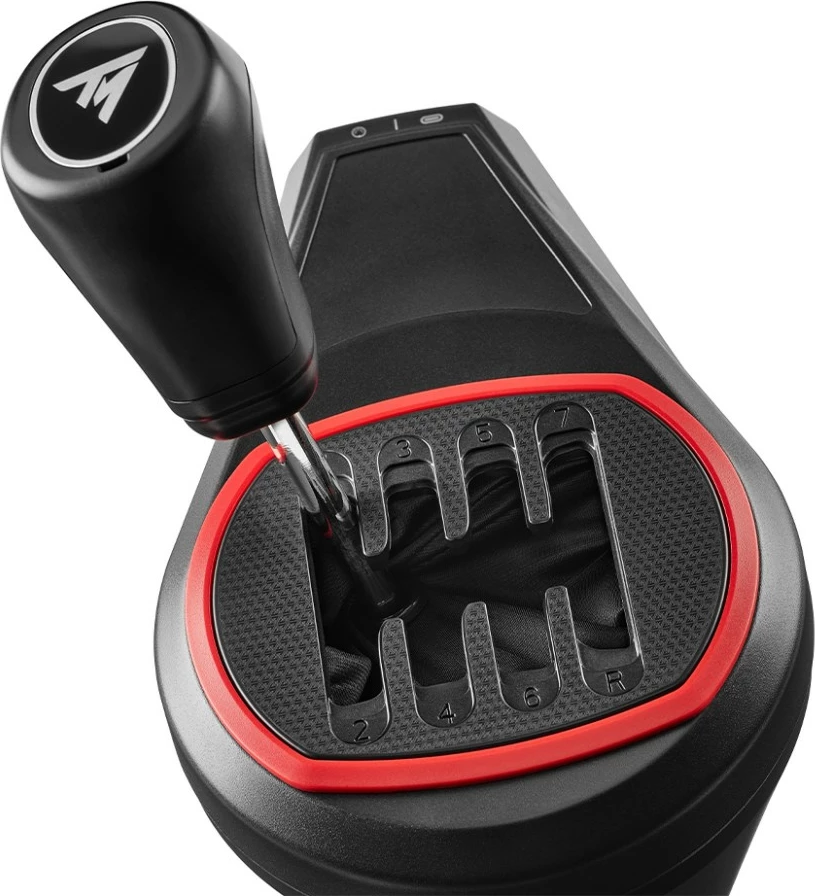 Racing menjalnik Thrustmaster TH8S, dodatni šifter, PS5, PS4, Xbox One, Xbox Series X|S, črn, rdeč