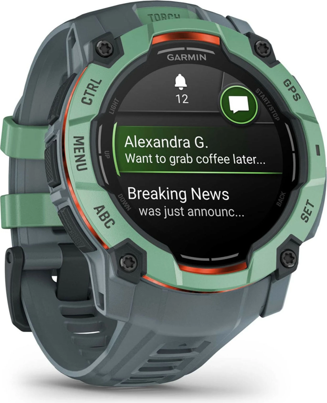 Pametna ura Garmin Instinct 3 AMOLED, 4 GB, GPS, siva