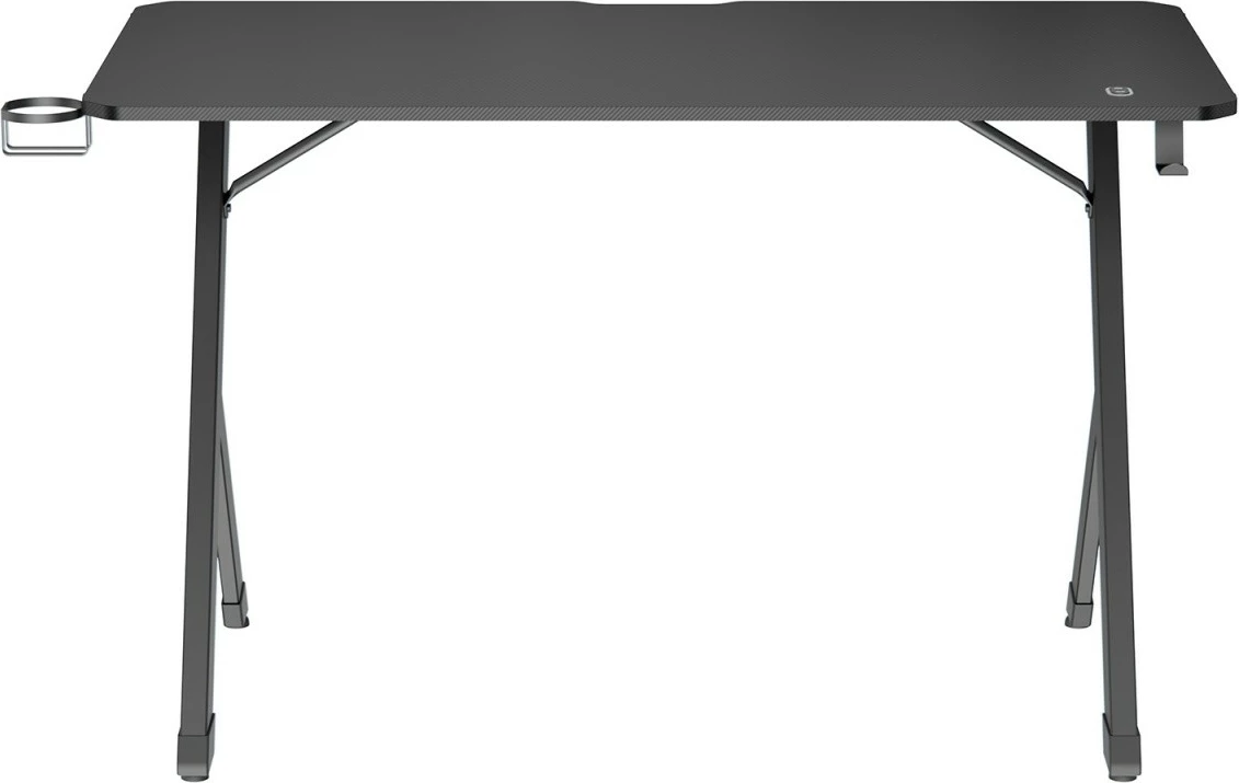 Gaming miza 120x60 cm, LED RGB, Maclean NanoRS RS102, črna