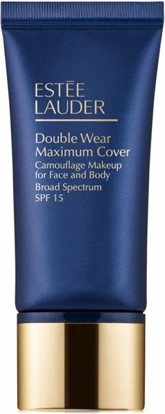 Tekoča podlaga z visokim prekrivanjem Estée Lauder Double Wear Maximum Cover Camouflage Makeup SPF15 1N3 Creamy Vanilla, 30 ml