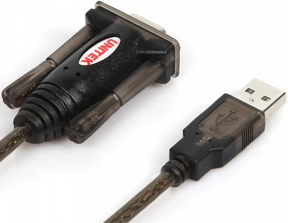 Adapter USB na RS-232 Unitek Y-105, 140 cm, črn
