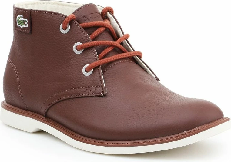 Visoke čevlje za fante, Lacoste, rjava