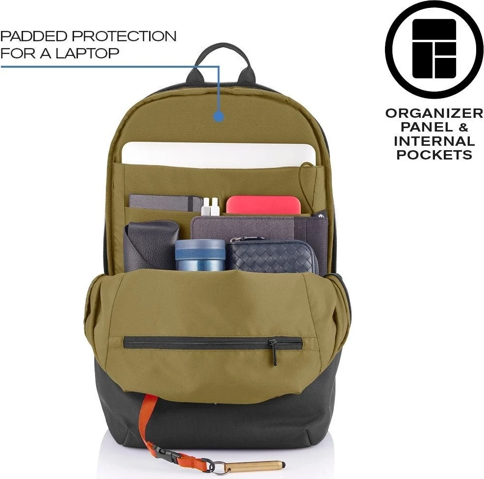 Nahrbtnik proti kraji XD Design, 15,6\", črn