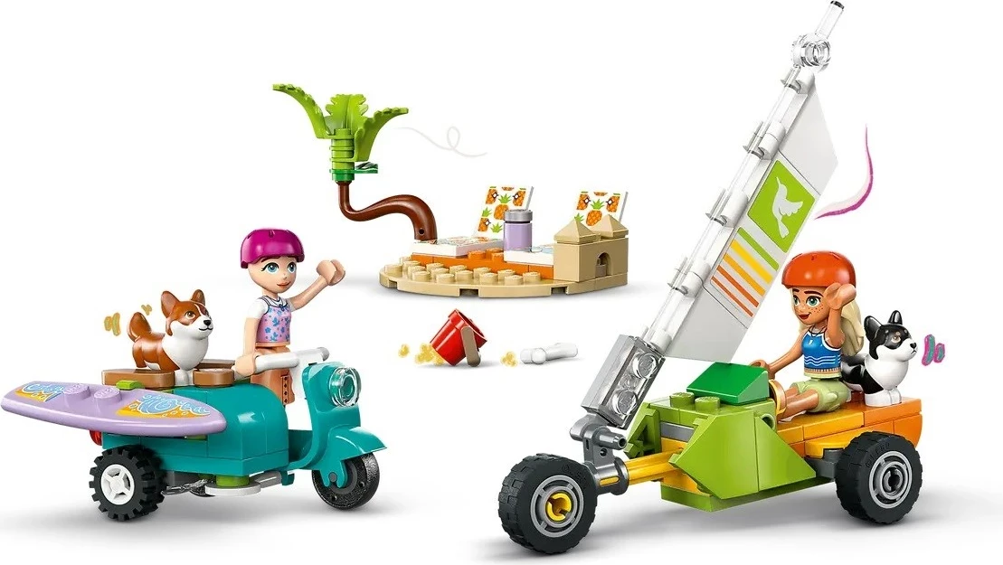 Set s psi na surfu in skuterjem, LEGO Friends 42641