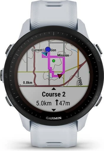Pametna ura Garmin Forerunner 955, 32GB, GPS, Whitestone