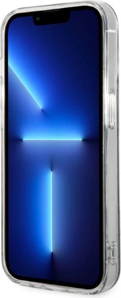 Trd ovitek z brezžičnim polnilcem Guess GUBPP14XH4EACSK za iPhone 14 Pro Max 6,7", črn, komplet