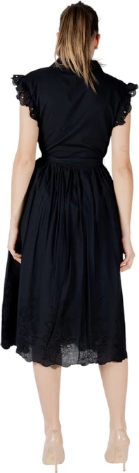 Obleka Vila Clothes, za ženske, črna