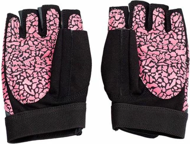 Dlančniki za vadbo, HMS RST03, ženski, roza/sivi