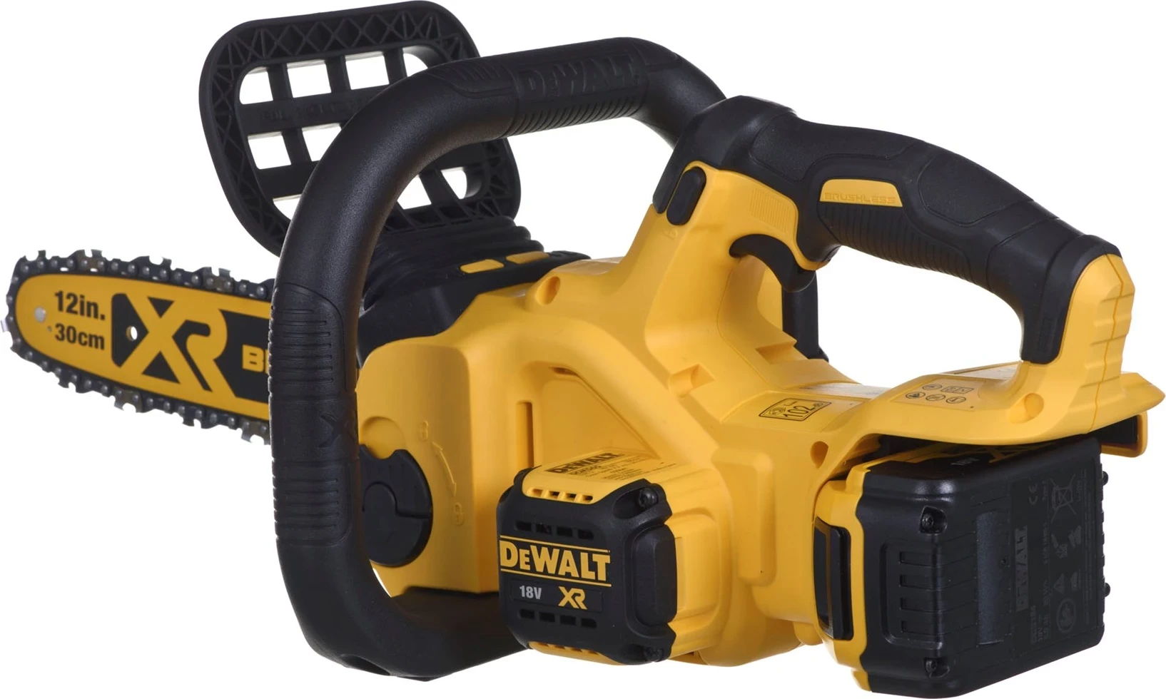Električna verižna žaga 30 cm, DeWALT DCM565P1, 5Ah, rumeno/črna