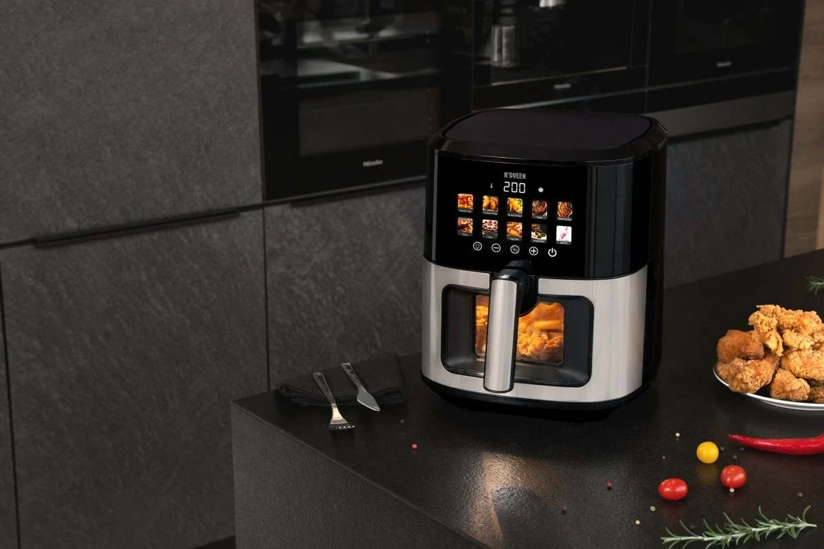 Zračno cvrtnik N'OVEEN AF770 X-LINE, črno, srebrno