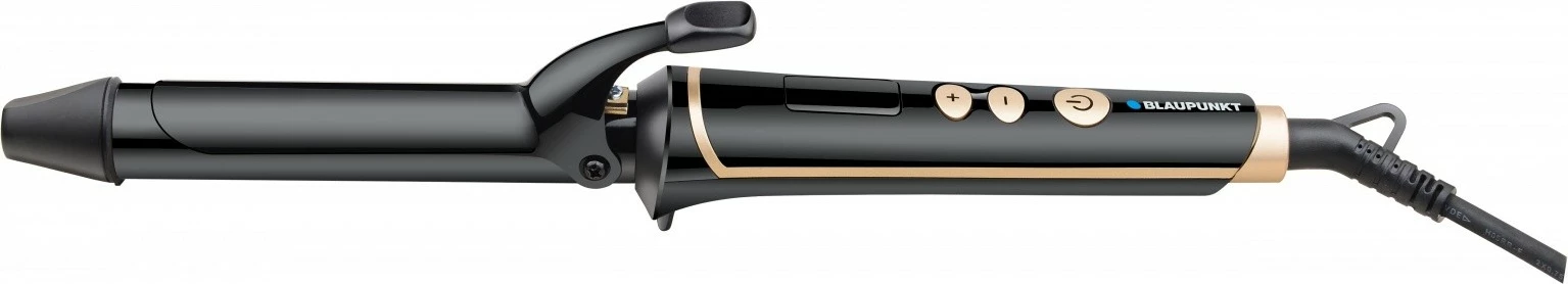 Kodralnik za lase z ogrevano cevjo 25 mm Blaupunkt HSC602, keramično s kokosovim/arganovim oljem in turmalinom, LED, črno/zlato