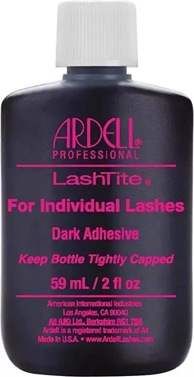 Lepilo za individualne trepalnice za ženske, Ardell LashTite Dark, 59 ml