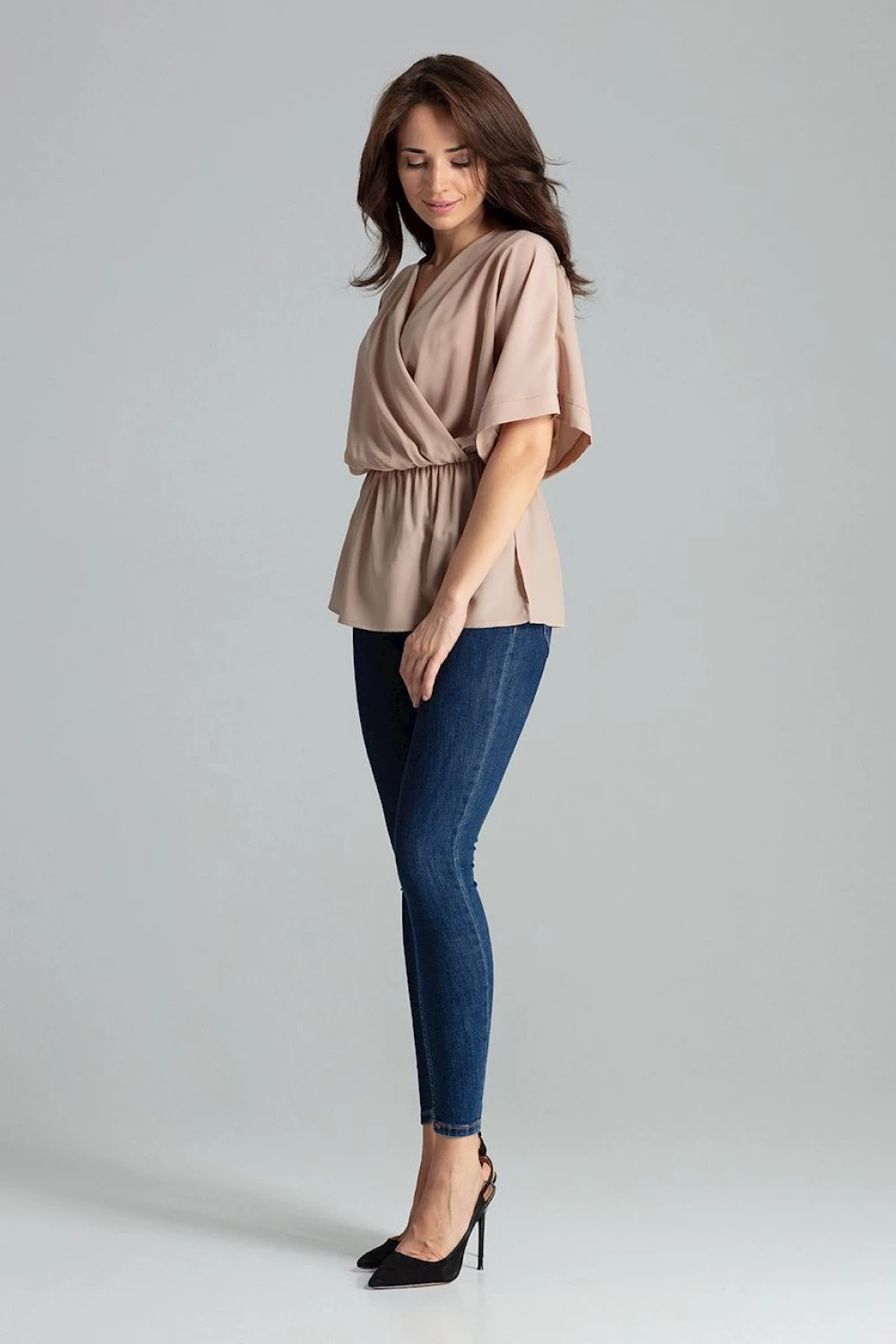 Ženska bluza Lenitif model 135848, bež