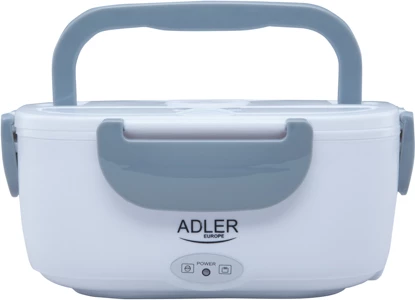 Električna posoda za kosilo Adler AD 4474, 1 L, do 50 W, 2 predelka, žlica, siva
