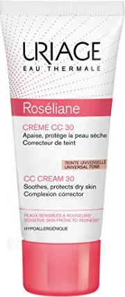 CC krema Roséliane SPF30 univerzalen ton 40 ml, Uriage