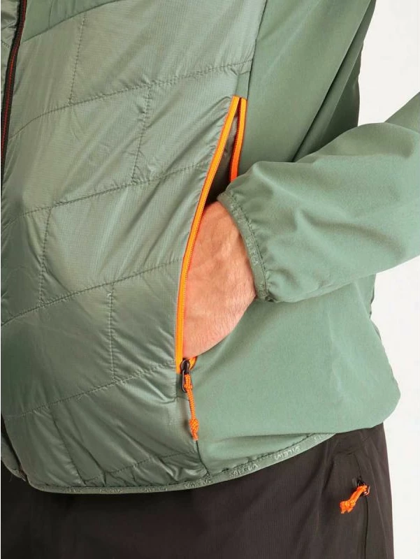 Gorska jakna Ortles Hybrid, Salewa, moška, zelena