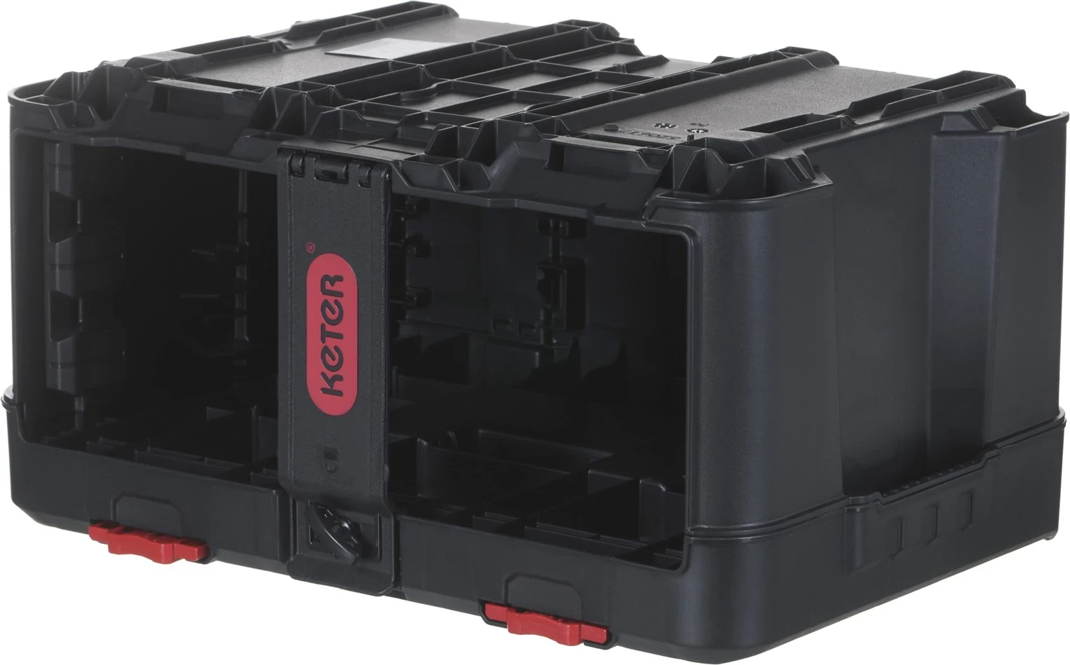 Kutinа za orodje Stack'N'Roll s 3 organizatorji, črna KETER