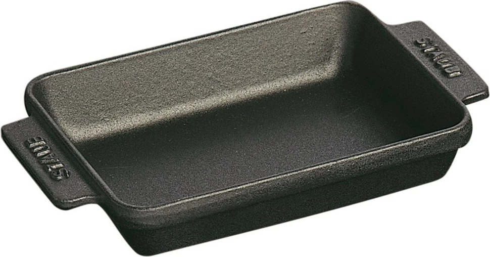 Mini pravokotni pekač 250 ml, črn STAUB