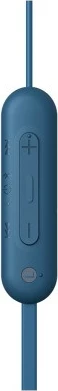 Brezžične slušalke 25 h, Sony WI-C100L, Bluetooth, USB-C, modre