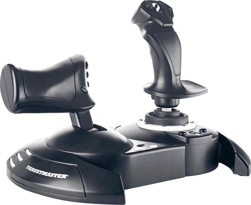 Letalski kontroler HOTAS z joystickom in ročico za plin, Thrustmaster T.Flight Hotas One 4460168, črn