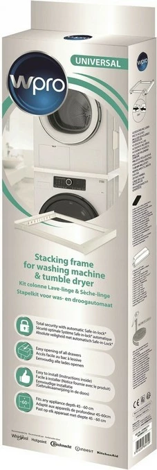 Univerzalni nosilec za pralni in sušilni stroj Whirlpool KCL103, bel