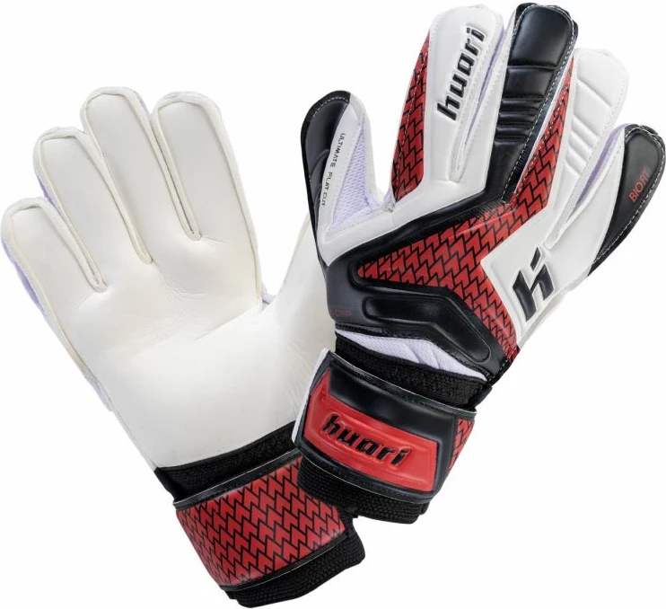 Rokavice za vratarje, otroške Huari, bele in rdeče