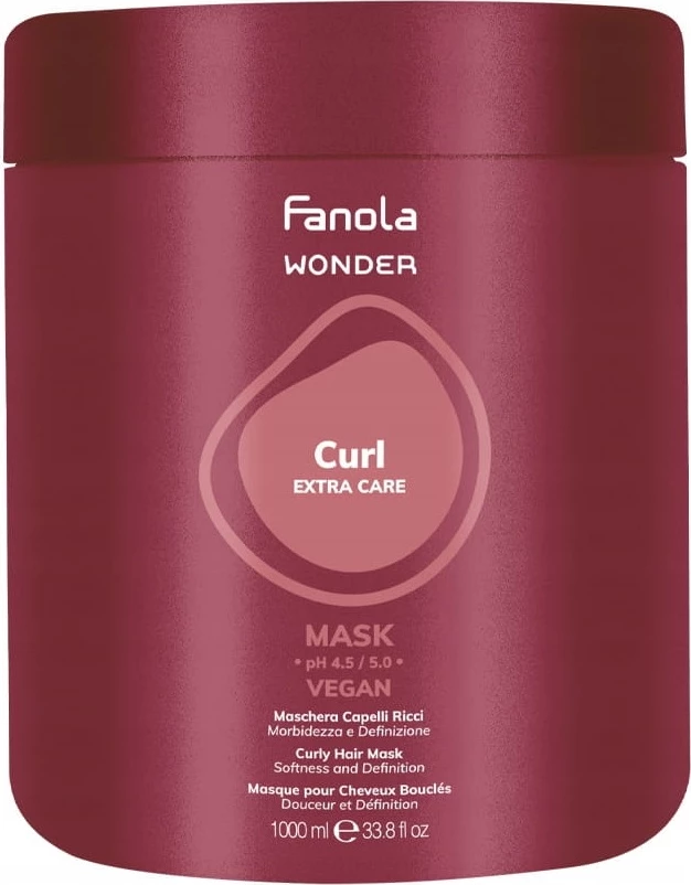 Maska za kodraste lase Fanola Wonder Curl Extra Care, za ženske, 1000 ml