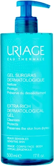 Dermatološki gel za obraz in telo Uriage Surgras, 500 ml, unisex