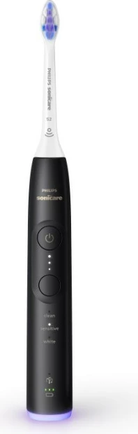 Električna zobna ščetka Sonicare HX7411/02, Philips, z aplikacijo, črna Električna zobna ščetka Sonicare HX7411/02, Philips, z aplikacijo, črna