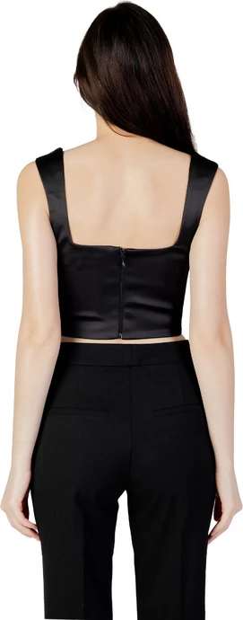 Majica Silence za ženske, črna