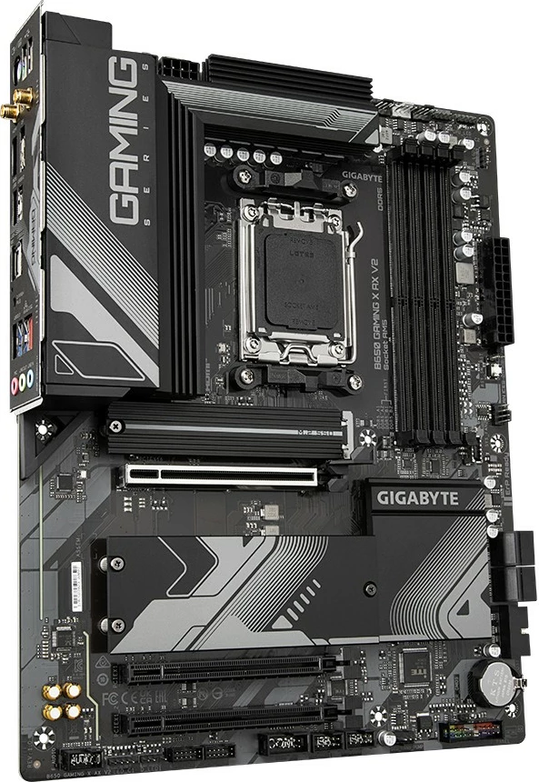 Matična plošča B650 GAMING X AX V2 Gigabyte, Socket AM5, ATX, 4x DDR5, Wi‑Fi 6E, črna
