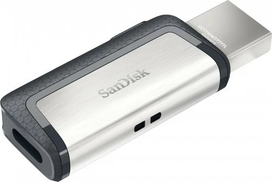 Pendrive Ultra Dual Drive 64GB, SanDisk, USB 3.1, Type-C, črn/kovinski Pendrive Ultra Dual Drive 64GB, SanDisk, USB 3.1, Type-C, črn/kovinski