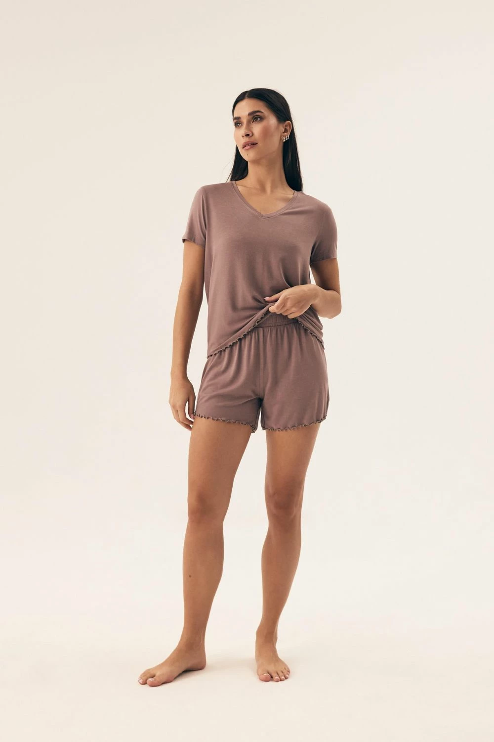 Pižama za ženske Henderson 212006, rjava