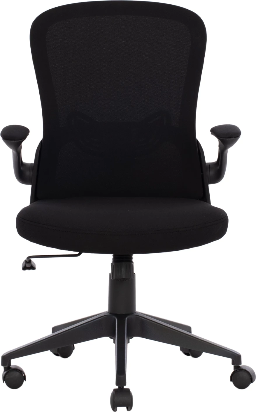 Pisarniški stol FH1178.01, črna mrežasta tkanina, črn okvir, 60x56x105