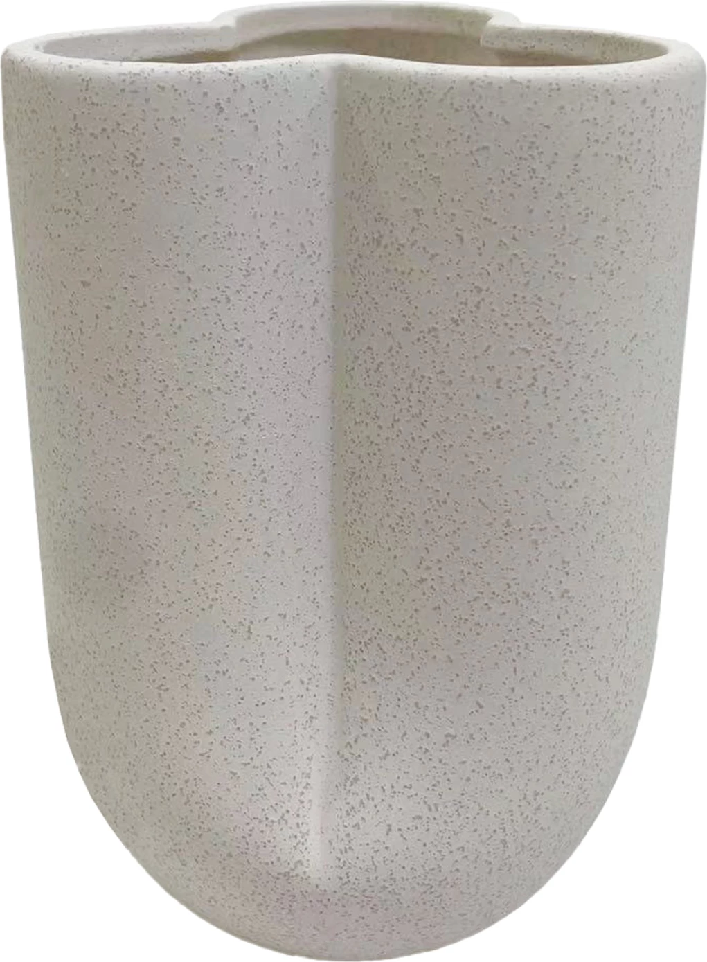 Keramična dekoracija za mizo glazura FH4613.01 v barvi slonovine s kristalizacijo Φ16x22H cm