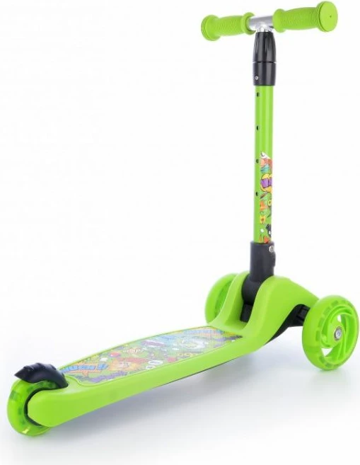 Trotinet za otroke, Tempish, zelen in rožnat