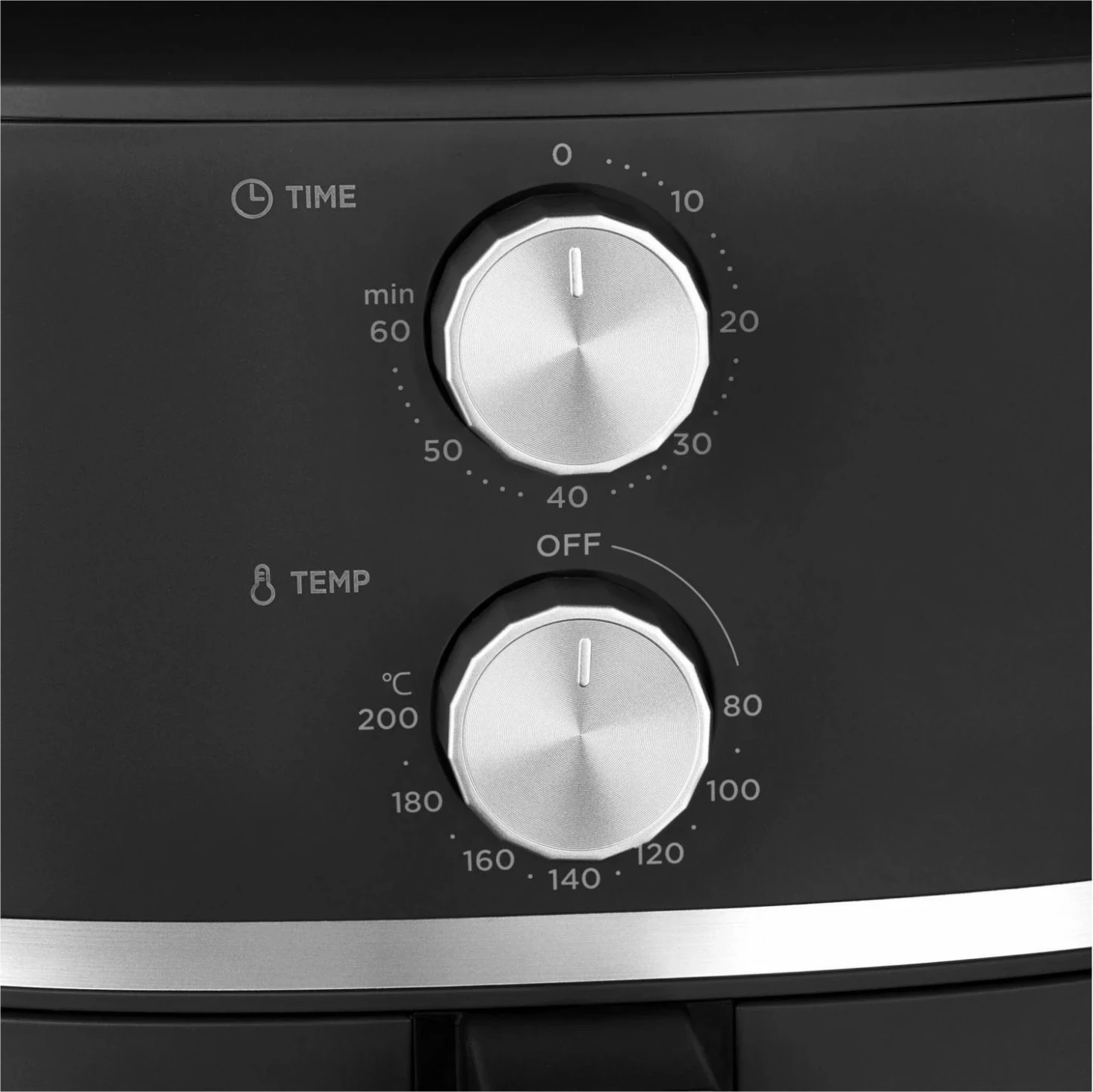 Cvrtnik brez olja Amica AFM Friend 2020, 5,5 l, črn