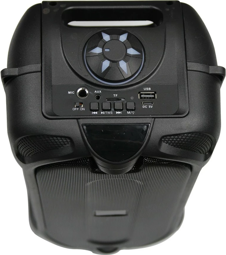 Prenosni zvočnik Esperanza RYTHM Bluetooth z LED RGB, 10W, črn