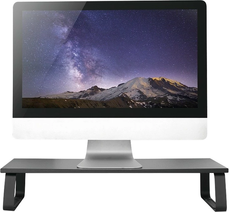 Podstavek za mizo za monitor ali prenosnik LogiLink BP0065, jeklo, črn