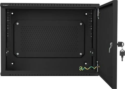 Stenska rack omara LANBERG 19 palcev 7U (4U+3U) 540x200, črna